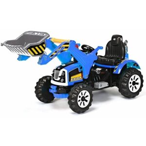 Спецтехника Jiajia Детский электромобиль трактор на аккумуляторе 12V / синий - JS328A-BLUE