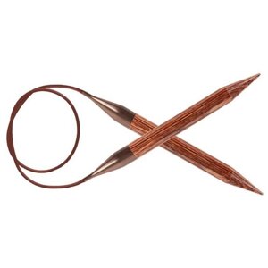 Спицы круговые Knit Pro Ginger, 3,5 мм, 80 см, дерево, коричневый (KNPR. 31087)