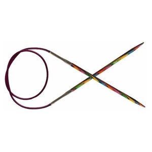Спицы круговые "Symfonie" 2,25 мм/25 см, дерево, многоцветный, KnitPro, 20981