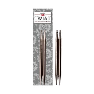 Спицы съёмные металлические ChiaoGoo 10 см 2,5 мм Mini TWIST Lace Tips