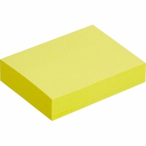 Стикеры Стикеры Attache Economy с клеев. краем 38x51 мм, 100 лист неоновый желтый 6 шт