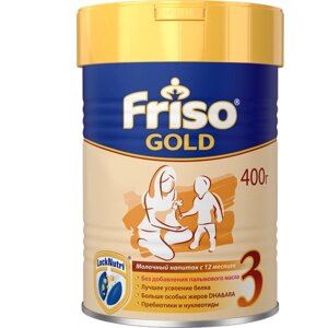 Сухая смесь Friso Gold 3, c 12 мес, 400г