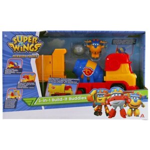 Супер крылья, машина Рэми с мини-трансформером Донни, Super Wings