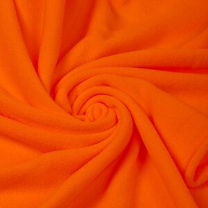 Ткань флис антипиллинг 280 гр. оранжевый, готовый отрез 7*1,5м