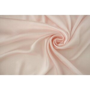 Ткань нежно-розовый атлас в белый горох