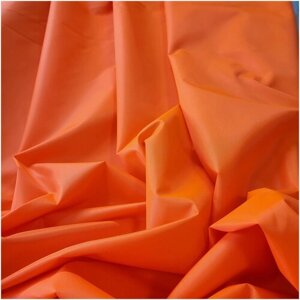 Ткань Оксфорд , PU 3000, 240Т (150D*420D) , ширина 150 см. , 100 % ПЭС , рисунок однотонный , цвет оранжевый яркий, на отрез от 1 метра .