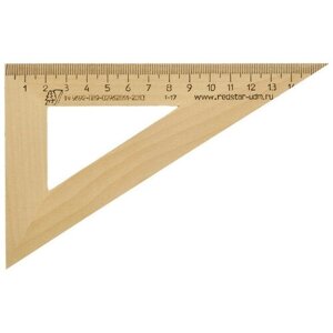Треугольник деревянный 16см , угол 30 град усов, Можга С-139 (2 штуки)