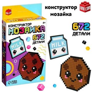 UNICON Конструктор мозаика «Pixi. Печенька», 672 детали