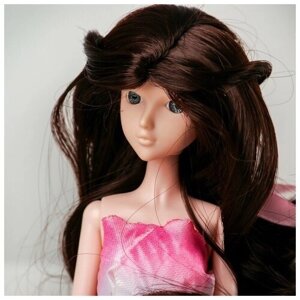 Волосы для кукол «Волнистые с хвостиком» размер маленький цвет 4А