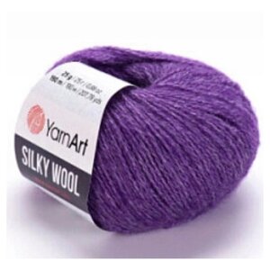 Yarnart silky wool 35%вискоза;65%шерсть мериноса ;25гр-190м