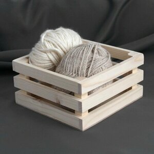 Ящик для рукоделия, деревянный, 20 20 10 см
