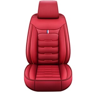 1PC Универсальный чехол для переднего сиденья автомобиля SUV из искусственной кожи, полная защита