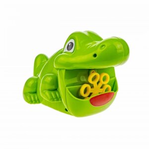 1TOY Игрушка для пускания мыльных пузырей Зелёный крокодил