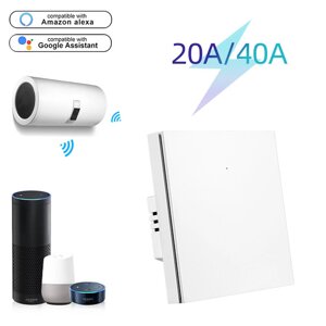 20A/40A 1-Gang WiFi Smart Water Нагреватель Switch APP Дистанционное Управление Функция синхронизации Работа с Alexa Goo