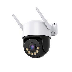 2MP WiFi IP камера Беспроводная домашняя PTZ-камера Ночное видение Обнаружение движения Двусторонняя аудиосвязь IP66 Вод