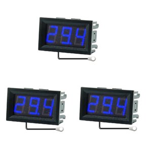 3 шт. 0,56 дюймов Mini Digital LCD Комфортная температура в помещении Датчик Измеритель Монитор Термометр с кабелем 1M -