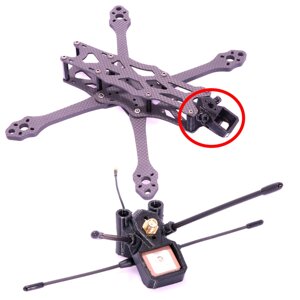 3D-печать TPU GPS TBS T-тип Антенна Крепление BN180 GPS TBS Crossfire Immortal T V2 Антенна для ImpulseRC Apex RC FPV Ra