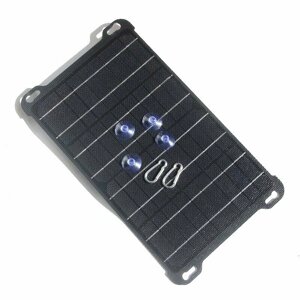 5W ETFE Солнечная панель Зарядное устройство с двойным USB-выходом 5V Зарядное устройство для батареи для кемпинга Солне
