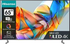 65 Телевизор hisense 65U6kq ULED, 4K ultra HD, смарт тв, VIDAA