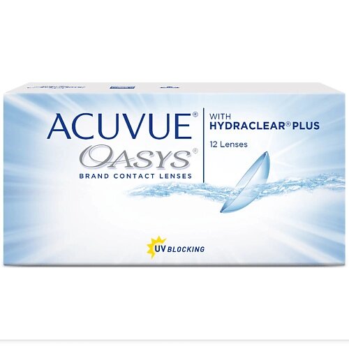 Acuvue двухнедельные контактные линзы acuvue OASYS with hydraclear PLUS 12 шт.