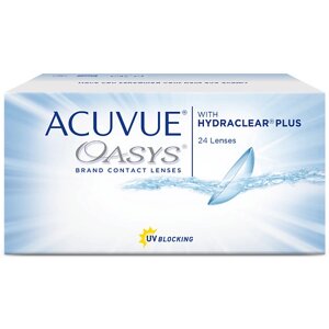 Acuvue двухнедельные контактные линзы acuvue OASYS with hydraclear PLUS 24 шт.