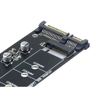 Адаптер для SSD gembird M. 2 SATA в разъем SATA EE18-M2s3PCB-02