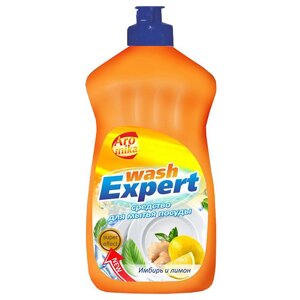 AROMIKA Гель для мытья посуды Wash Expert имбирь и лимон 500