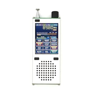 ATS120 SI4732 ESP32 Bluetooth SSB FM 64–108 МГц AM LSB USB Все Стандарты Радио Приемник + 2,4-дюймовый сенсорный ЖК-дисп