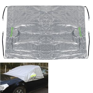 Автомобильный чехол для защиты половины лобового стекла от пыли, автомобильная одежда, передний файл, защита от солнца,
