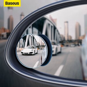 Baseus 2Pcs Авто Зеркало HD Выпуклое Зеркало Слепое пятно Авто Зеркало Заднего Вида 360 Градусов Широкоугольный Парковоч