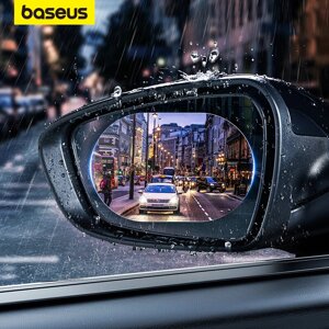 Baseus 2PCS автомобильное прозрачное зеркало заднего вида дождепроницаемая пленка против запотевания водонепроницаемая п