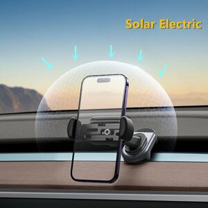 Baseus T-Space Series Солнечная Electric Авто Mount Smart Датчик Авто Держатель телефона для iPhone 12 13 14 14Pro 14 Pr