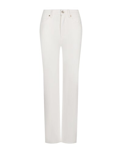 Белые джинсы skinny Paige
