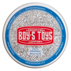 BOY'S TOYS Паста для укладки волос средней фиксации с низким уровнем блеска Original