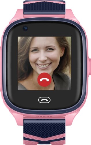 Часы-телефон JET Kid Vision 4G детские, розовые