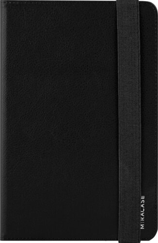 Чехол-книжка Miracase для планшета 8707 универсальный 7-8, кожзам, черный