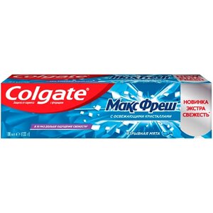 Colgate зубная паста макс фреш взрывная мята 100