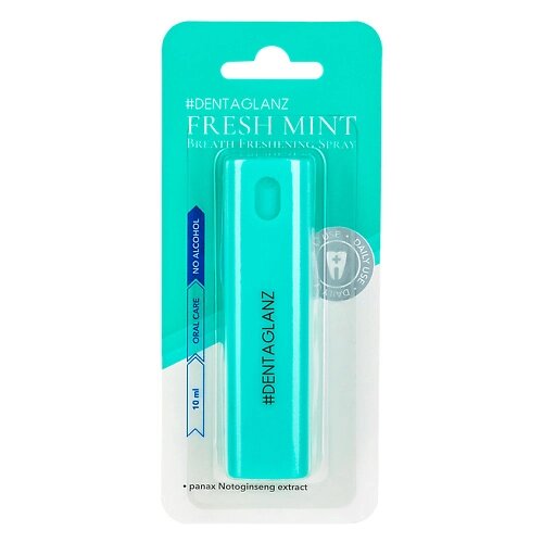 #DENTAGLANZ Освежающий спрей для полости рта Fresh Mint Breath Freshening Spray