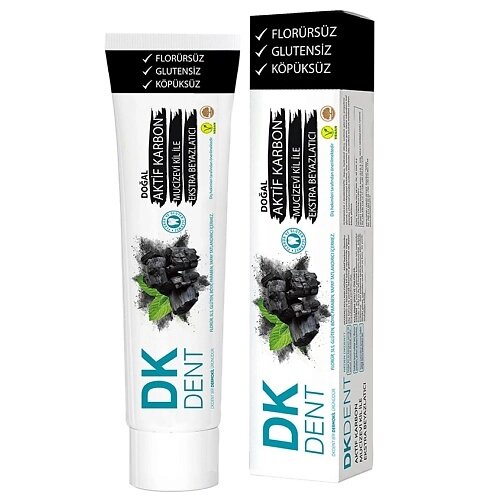 DK DENT Зубная паста с активированным углем Activated Carbon