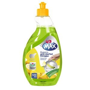 DR MAX Жидкость для мытья посуды концентрированная "Лимонная свежесть" 500.0