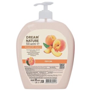 DREAM nature жидкое мыло "персик" 500.0
