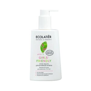 ECOLATIER Крем-мыло для интимной гигиены Girls' Friendly Бережный уход для девочек с 3-х лет 250.0