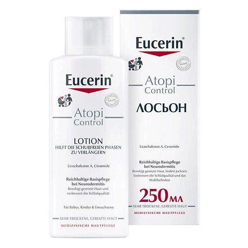 EUCERIN Лосьон для тела для взрослых, детей и младенцев Atopi Control