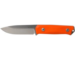 Фиксированный нож LionSteel B41 Orange, сталь Sleipner, рукоять G10