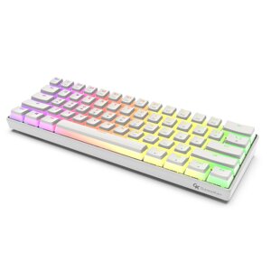 GAMAKAY MK61 Wired Механический Клавиатура Gateron Optical Switch Pudding Keycaps RGB 61 Keys Hot Swappable Gaming Клави