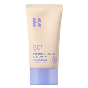 HOLIKA HOLIKA Солнцезащитный крем с тонирующим эффектом для лица Moisture Make Up Sun Cream Dewy Tone Up SPF 50+ PA