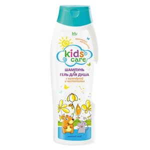 IRIS COSMETIC Шампунь и гель для душа детский Kids Care с календулой и чистотелом 400.0