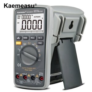 Kaemeasu KM-DM04A Digital Мультиметр 4 Count True RMS Напряжение Ток Гц Ом Рабочий цикл Тестер Температура с аналоговой