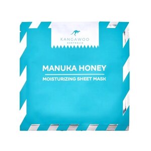 Kangawoo тканевая увлажняющая маска для лица "manuka HONEY"