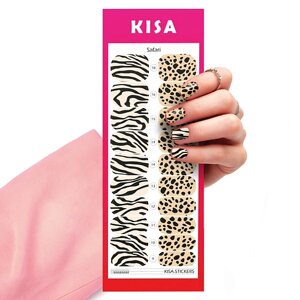 KISA. stickers пленки для маникюра safari